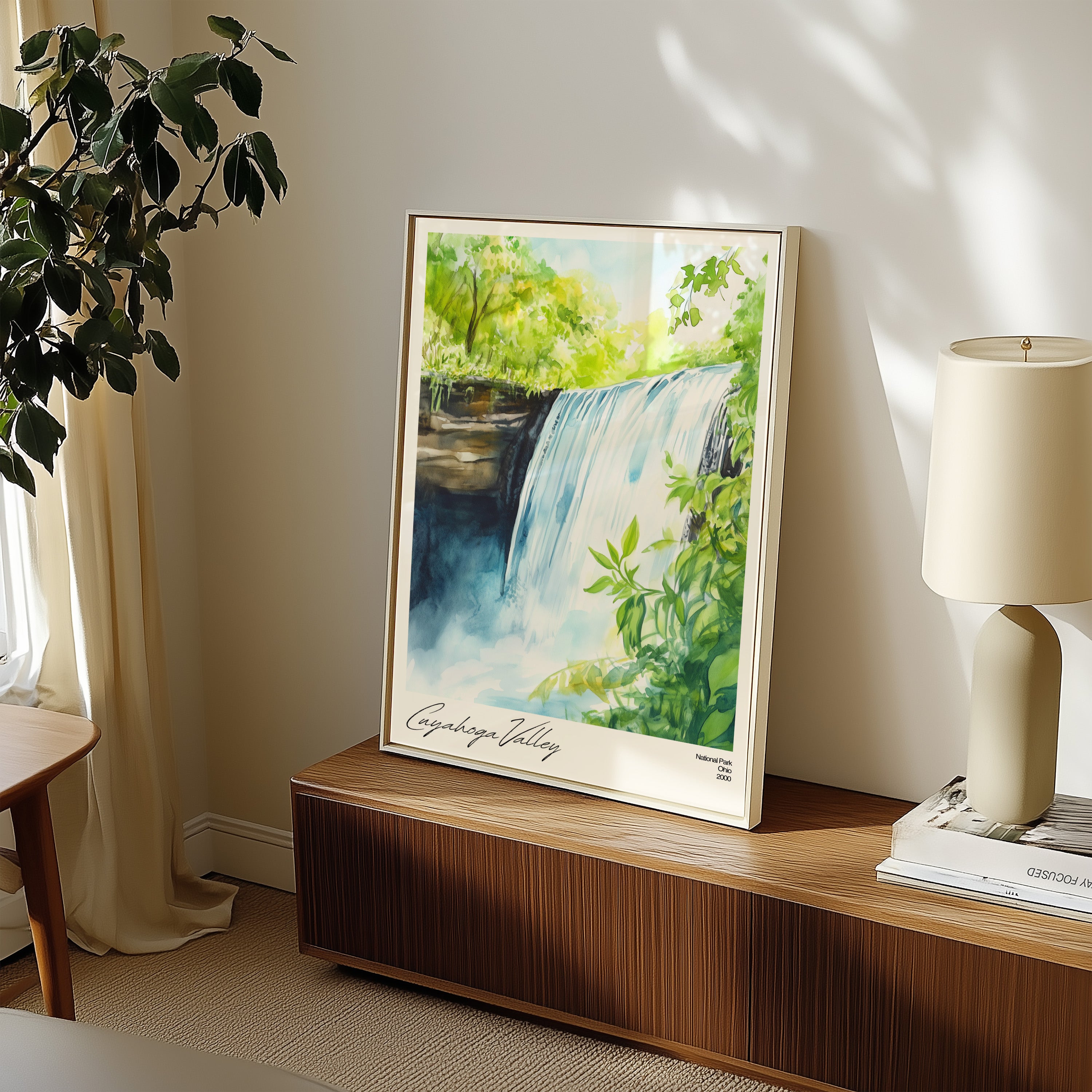 Cuyahoga Valley National Park - Watercolor Poster