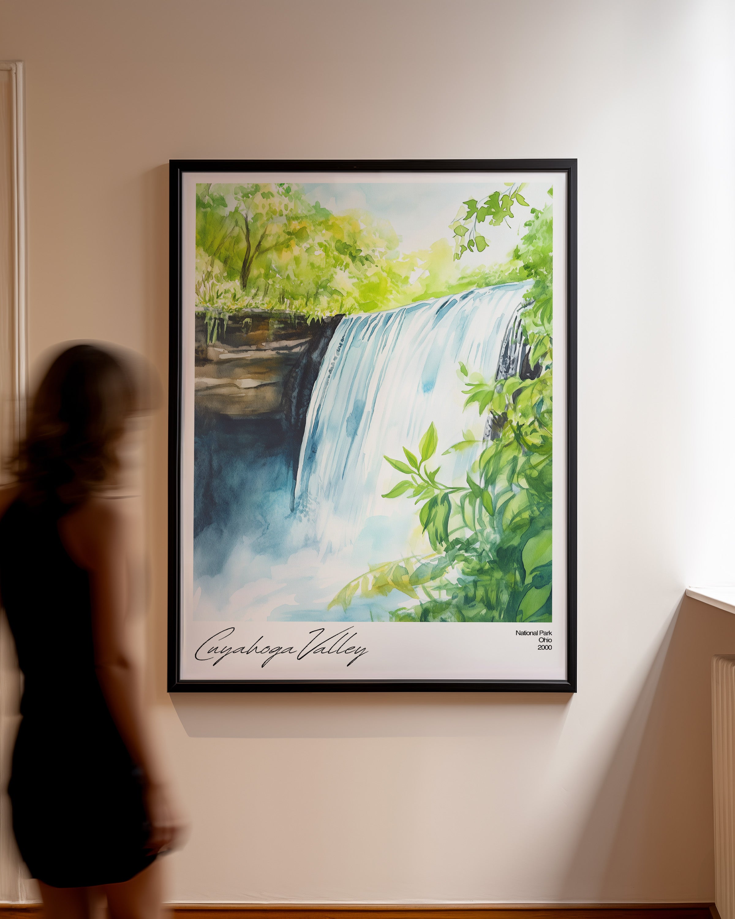 Cuyahoga Valley National Park - Watercolor Poster