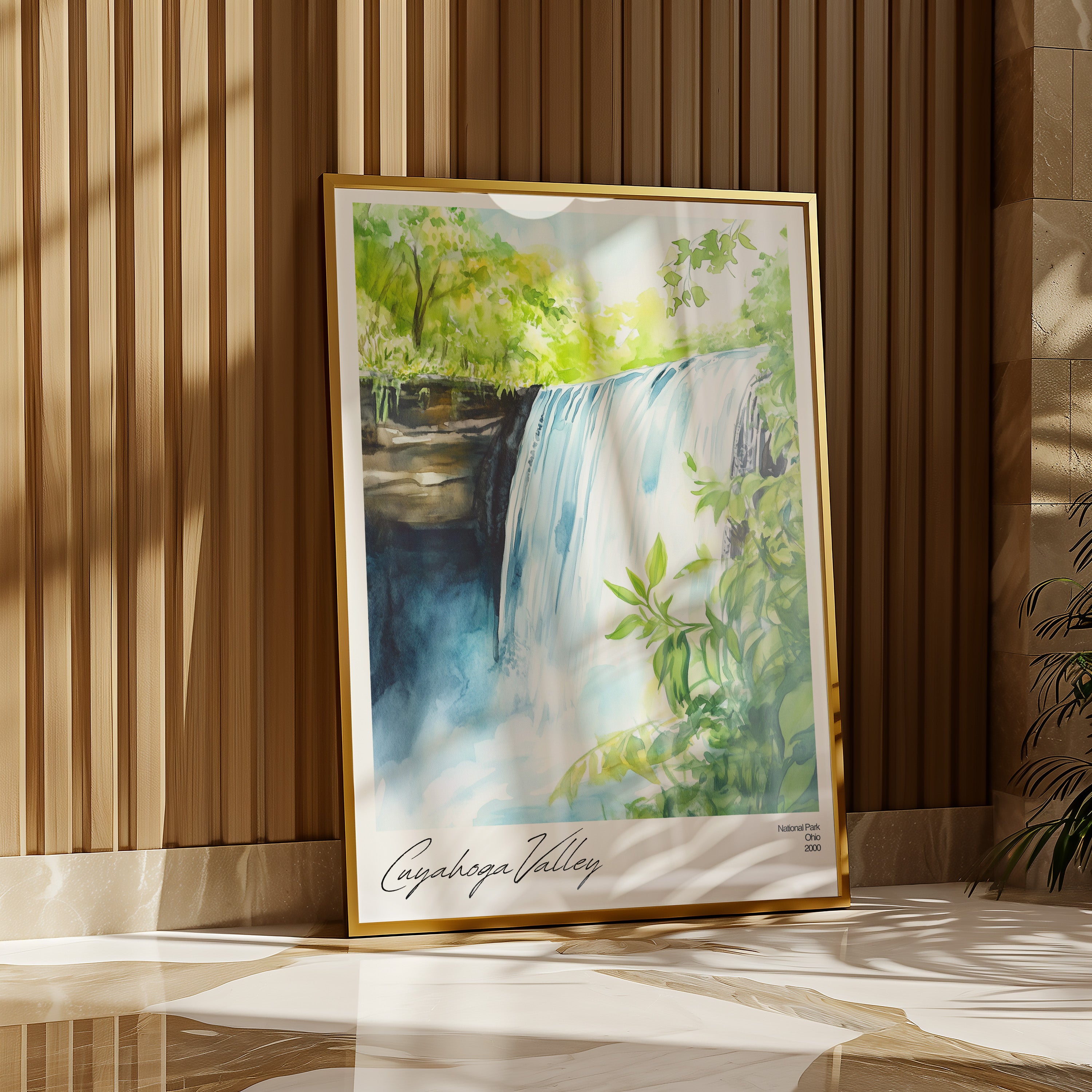 Cuyahoga Valley National Park - Watercolor Poster