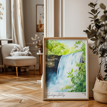 Cuyahoga Valley National Park - Watercolor Poster